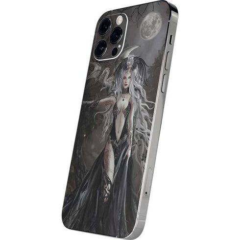 Gothic Princess with Silver Dragon by Nene Thomas iPhone 12 Pro Skin