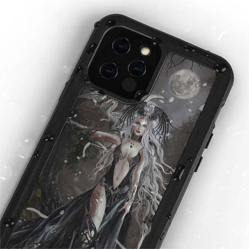 Gothic Princess with Silver Dragon by Nene Thomas iPhone 12 Pro Waterproof Case