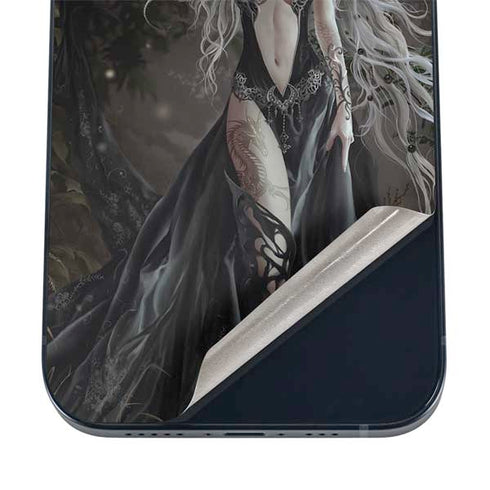 Gothic Princess with Silver Dragon by Nene Thomas iPhone 12 Skin
