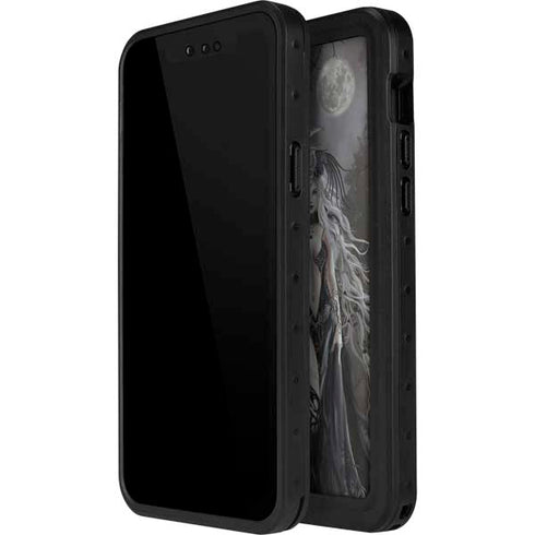 Gothic Princess with Silver Dragon by Nene Thomas iPhone 12 Waterproof Case