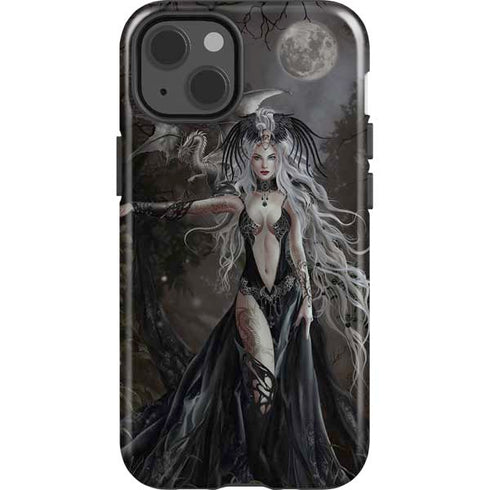 Gothic Princess with Silver Dragon by Nene Thomas iPhone 13 Impact Case