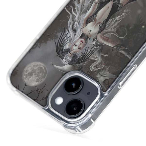 Gothic Princess with Silver Dragon by Nene Thomas iPhone 13 MagSafe Case