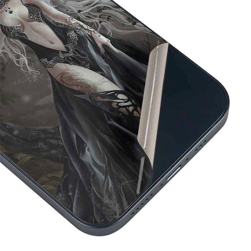 Gothic Princess with Silver Dragon by Nene Thomas iPhone 13 Skin