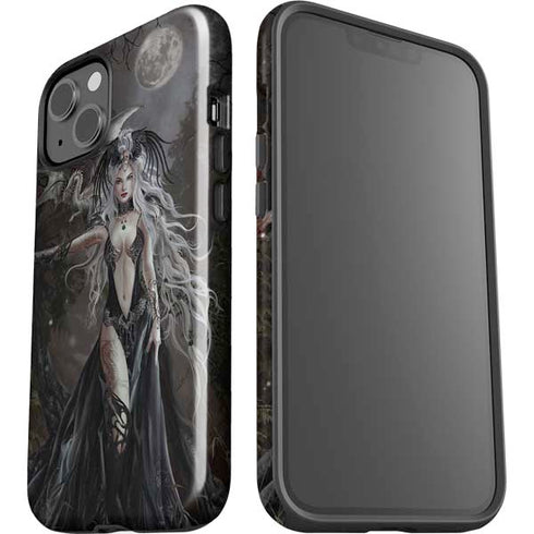 Gothic Princess with Silver Dragon by Nene Thomas iPhone 15 Impact Case