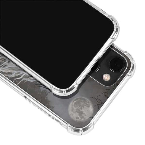 Gothic Princess with Silver Dragon by Nene Thomas iPhone 14 Plus Clear Case