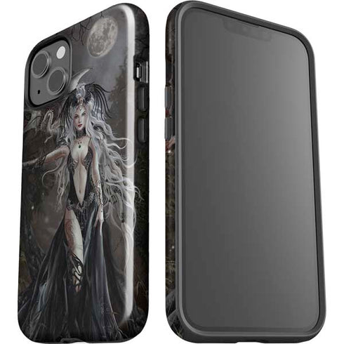 Gothic Princess with Silver Dragon by Nene Thomas iPhone 15 Plus Impact Case