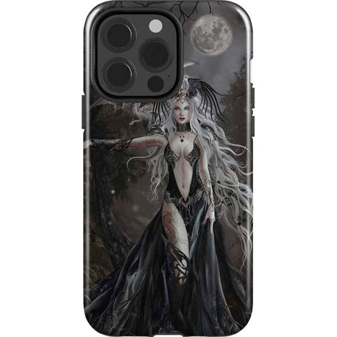 Gothic Princess with Silver Dragon by Nene Thomas iPhone 15 Pro Impact Case