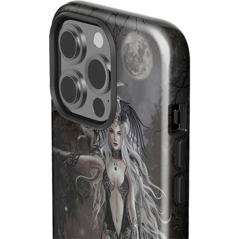 Gothic Princess with Silver Dragon by Nene Thomas iPhone 15 Pro Impact Case