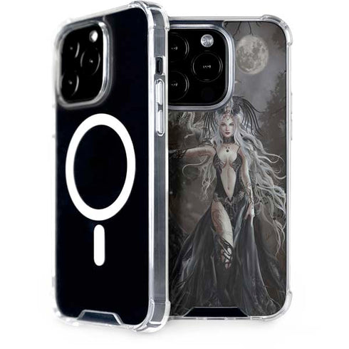 Gothic Princess with Silver Dragon by Nene Thomas iPhone 15 Pro MagSafe Case