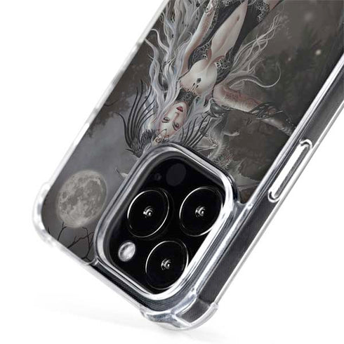 Gothic Princess with Silver Dragon by Nene Thomas iPhone 15 Pro MagSafe Case