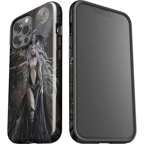 Gothic Princess with Silver Dragon by Nene Thomas iPhone 15 Pro Max Impact Case