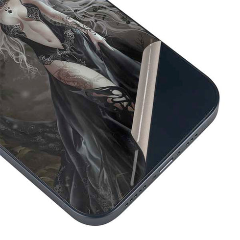 Gothic Princess with Silver Dragon by Nene Thomas iPhone 14 Skin