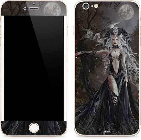 Gothic Princess with Silver Dragon by Nene Thomas iPhone 6/6s Plus Skin