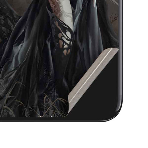 Gothic Princess with Silver Dragon by Nene Thomas iPhone SE (2nd & 3rd Gen) Skin