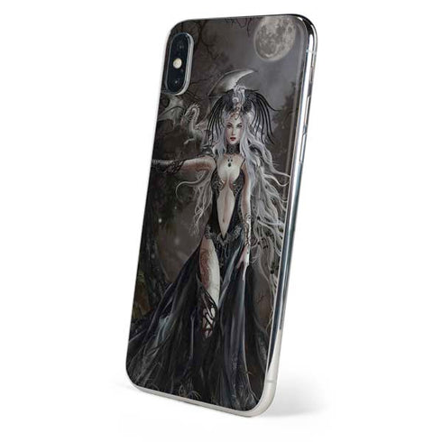 Gothic Princess with Silver Dragon by Nene Thomas iPhone XS Max Skin