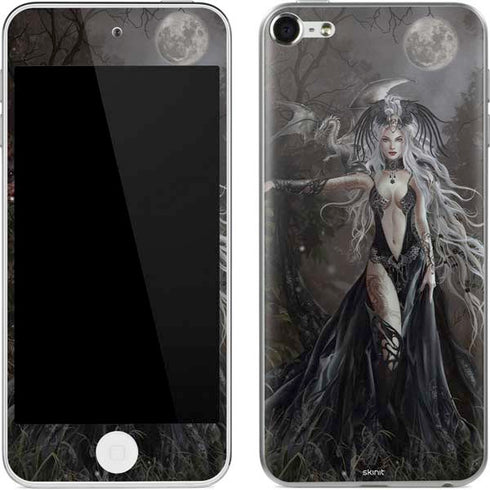 Gothic Princess with Silver Dragon by Nene Thomas Apple iPod Skin