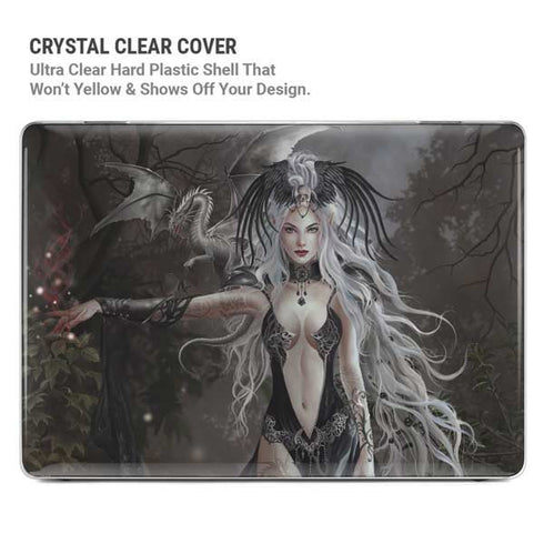 Gothic Princess with Silver Dragon by Nene Thomas MacBook Air 15in (2023-2025) Case plus Skin