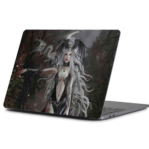 Gothic Princess with Silver Dragon by Nene Thomas Apple MacBook Pro 13-inch Skin