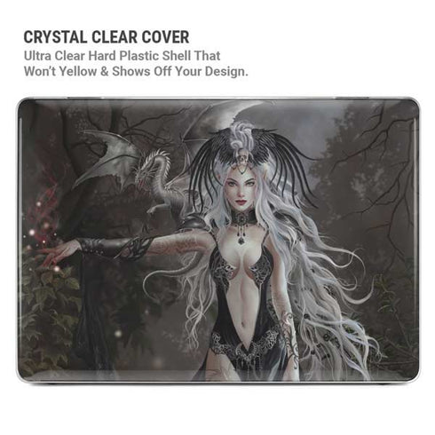 Gothic Princess with Silver Dragon by Nene Thomas MacBook Pro 15in (2016-19) Case plus Skin