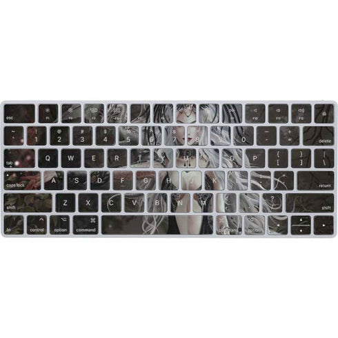 Gothic Princess with Silver Dragon by Nene Thomas Magic Keyboard Skin