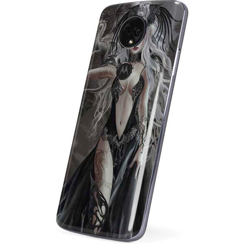 Gothic Princess with Silver Dragon by Nene Thomas Moto E5 Plus Skin