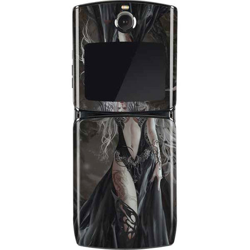 Gothic Princess with Silver Dragon by Nene Thomas Motorola RAZR Skin