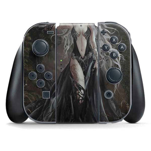 Gothic Princess with Silver Dragon by Nene Thomas Nintendo Switch (2017-2021) Joy-Con Controller Skin