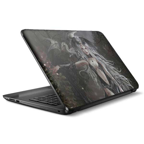 Gothic Princess with Silver Dragon by Nene Thomas HP Notebook Skin