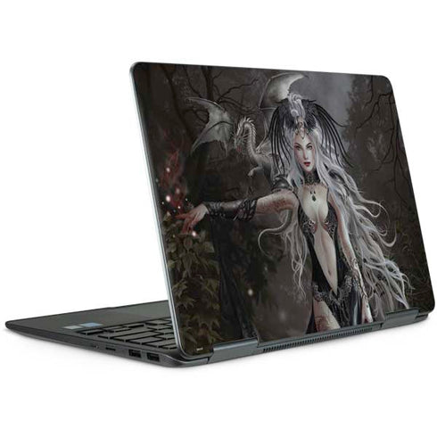 Gothic Princess with Silver Dragon by Nene Thomas Notebook 9 Pro 13in (2017) Skin