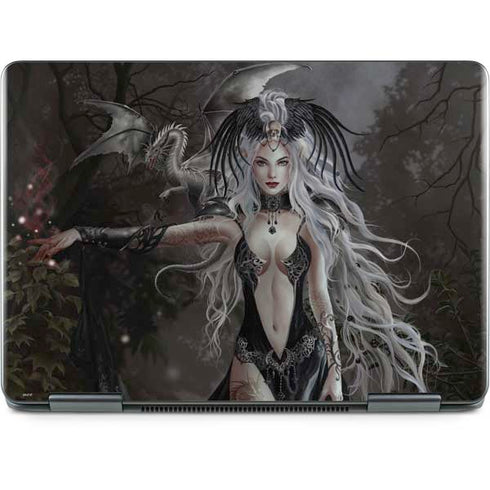 Gothic Princess with Silver Dragon by Nene Thomas Notebook 9 Pro 13in (2017) Skin