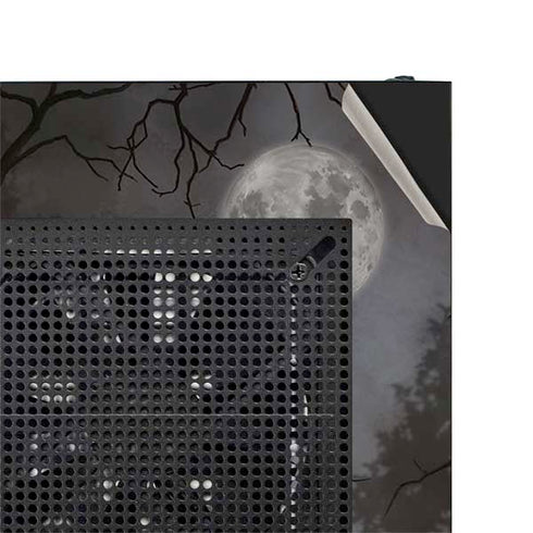Gothic Princess with Silver Dragon by Nene Thomas NZXT H510 Compact ATX Mid-Tower Case Skin