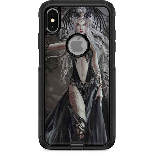 Gothic Princess with Silver Dragon by Nene Thomas Otterbox Commuter iPhone Skin