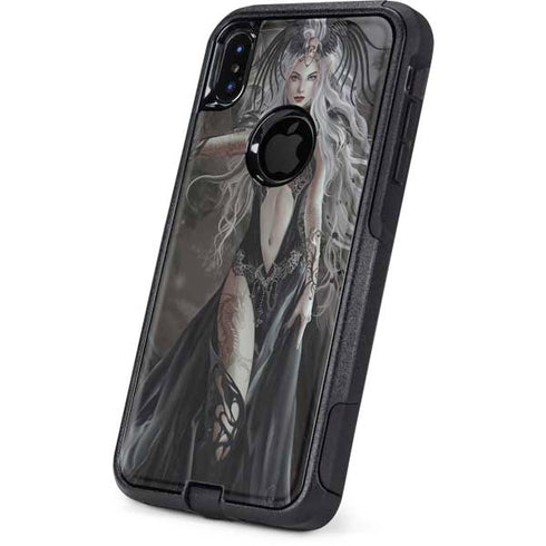 Gothic Princess with Silver Dragon by Nene Thomas Otterbox Commuter iPhone Skin