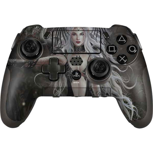 Gothic Princess with Silver Dragon by Nene Thomas PlayStation Scuf Vantage 2 Controller Skin