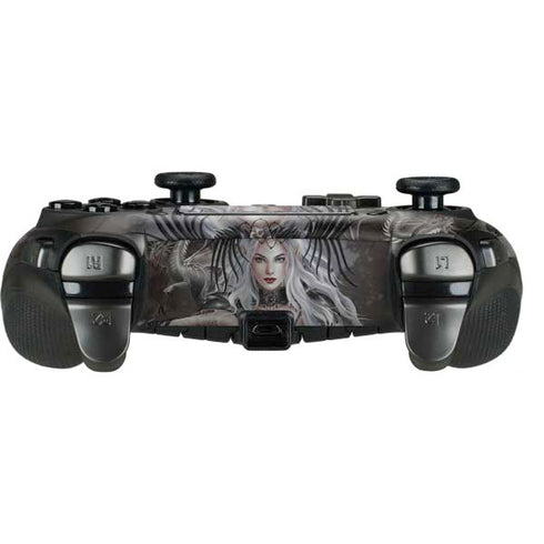 Gothic Princess with Silver Dragon by Nene Thomas PlayStation Scuf Vantage 2 Controller Skin