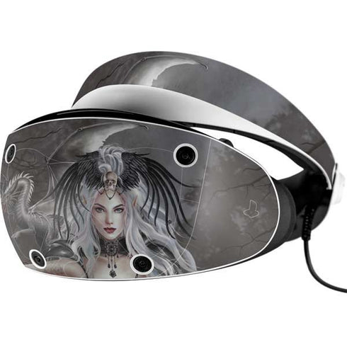 Gothic Princess with Silver Dragon by Nene Thomas PlayStation VR2 Skin