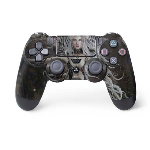 Gothic Princess with Silver Dragon by Nene Thomas PS4 Controller Skin
