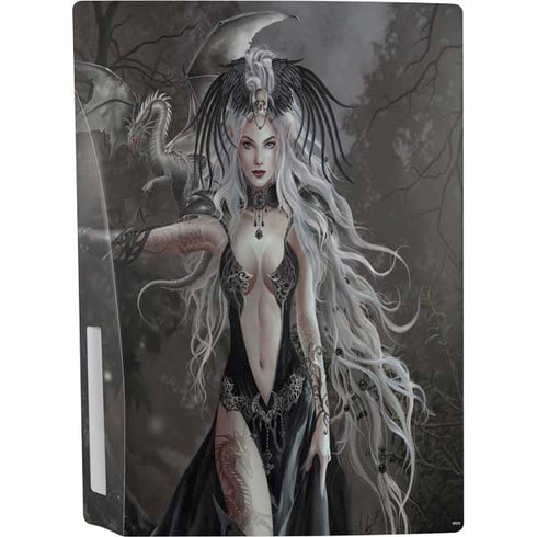 Gothic Princess with Silver Dragon by Nene Thomas PS5 Bundle Skin