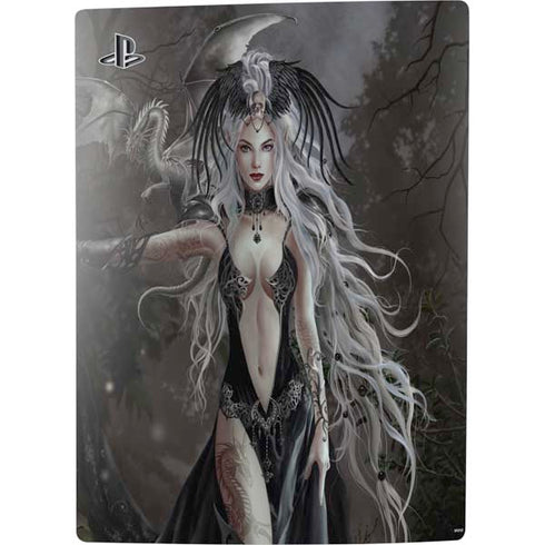 Gothic Princess with Silver Dragon by Nene Thomas PS5 Digital Edition Bundle Skin