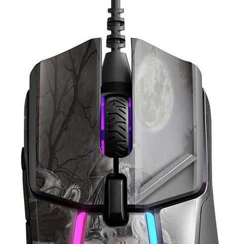 Gothic Princess with Silver Dragon by Nene Thomas SteelSeries Rival 600 Gaming Mouse Skin