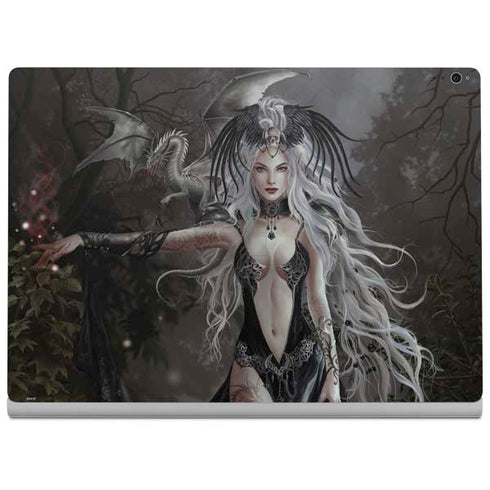 Gothic Princess with Silver Dragon by Nene Thomas Surface Book 2 15in Skin