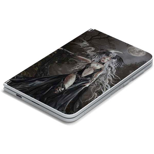 Gothic Princess with Silver Dragon by Nene Thomas Surface Duo Skin
