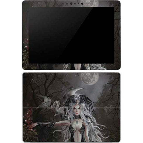 Gothic Princess with Silver Dragon by Nene Thomas Surface Go Skin