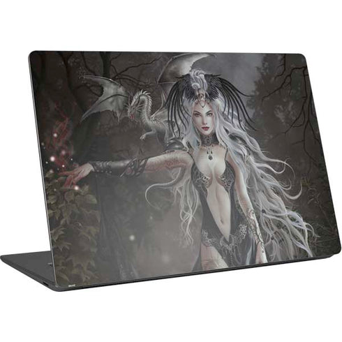 Gothic Princess with Silver Dragon by Nene Thomas Surface Laptop 4 15in Skin