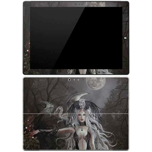Gothic Princess with Silver Dragon by Nene Thomas Surface Pro 3 Skin
