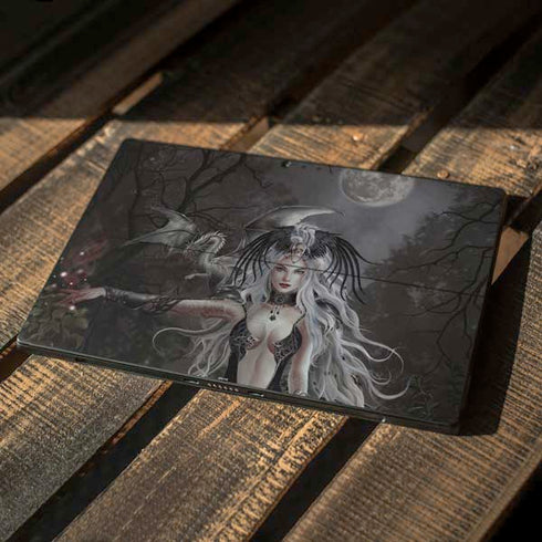Gothic Princess with Silver Dragon by Nene Thomas Surface Pro 6 Skin