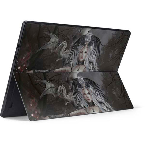 Gothic Princess with Silver Dragon by Nene Thomas Surface Pro 7 Skin
