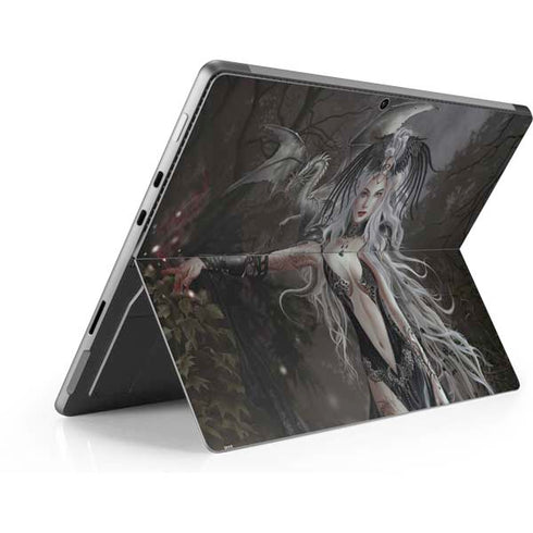 Gothic Princess with Silver Dragon by Nene Thomas Surface Pro 9 Skin