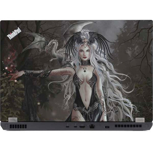 Gothic Princess with Silver Dragon by Nene Thomas Lenovo ThinkPad Skin