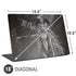 Gothic Princess with Silver Dragon by Nene Thomas Universal Laptop 18in (14.6 x 10.6in) Skin